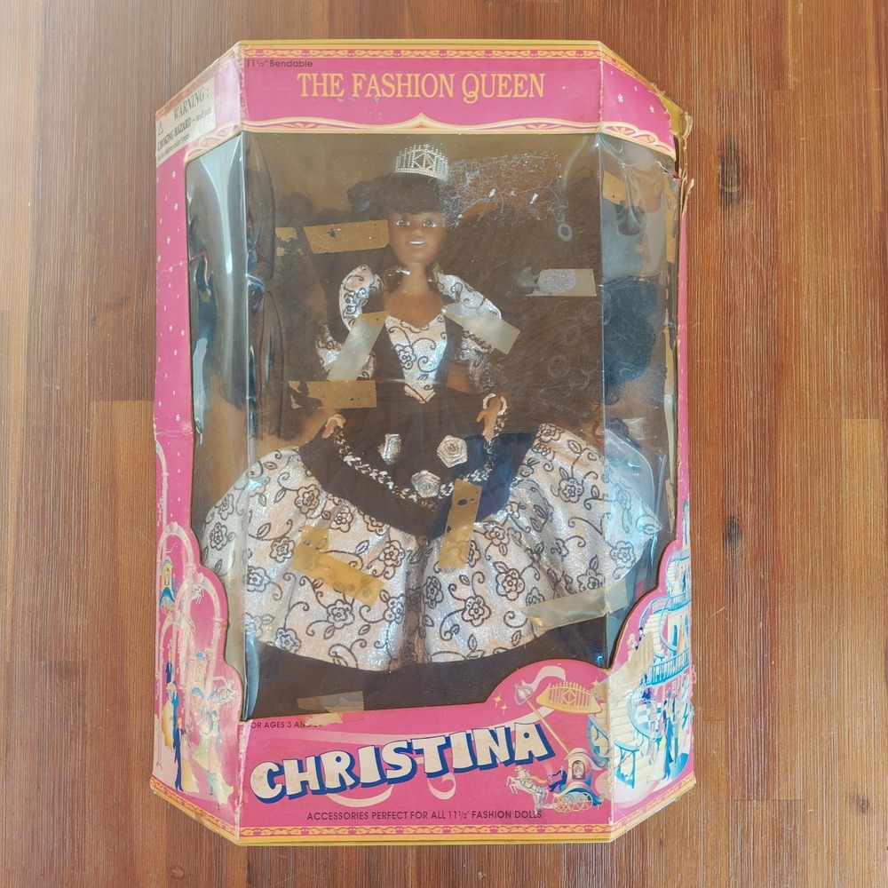The Fashion Queen Christina Collection Barbie 11-1/2" Doll Very Rare Black